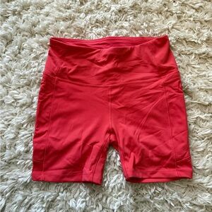 CALIA by Carrie Underwood Red High-Rise Bike Shorts
